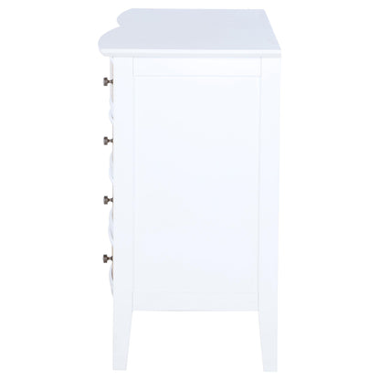 Coaster Furniture Bexhill 223473 10-Drawer Dresser Cabinet - White IMAGE 4