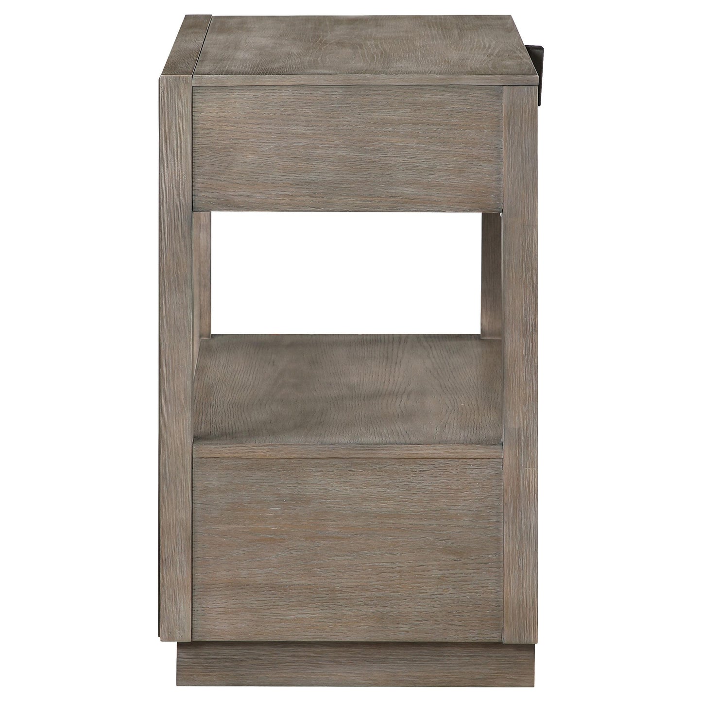 Coaster Furniture Durango 223272 2-Drawer Nightstand Bedside Table - Taupe Oak IMAGE 4