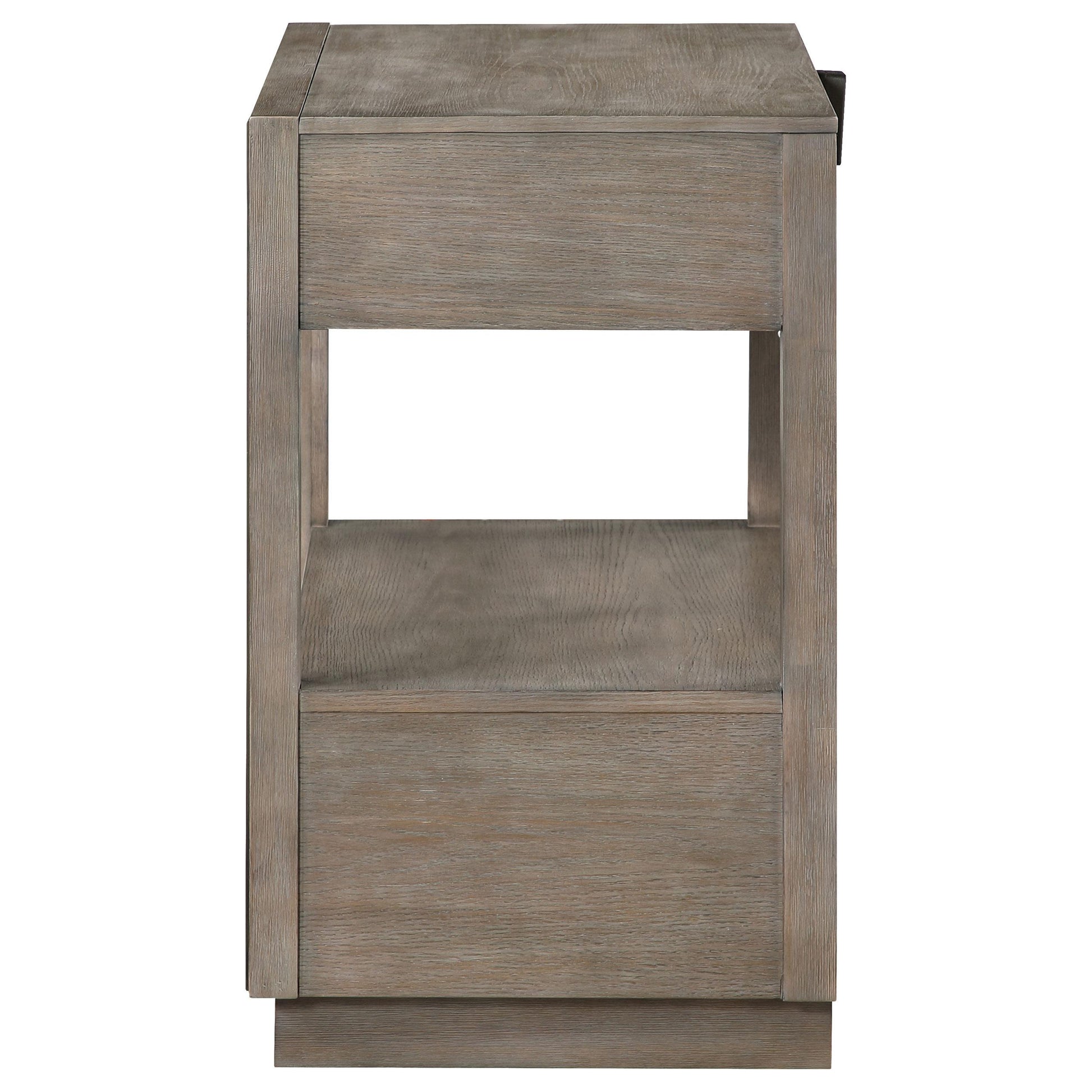 Coaster Furniture Durango 223272 2-Drawer Nightstand Bedside Table - Taupe Oak IMAGE 4