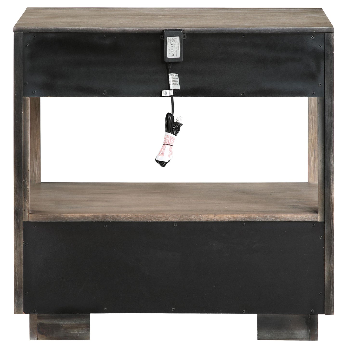 Coaster Furniture Durango 223272 2-Drawer Nightstand Bedside Table - Taupe Oak IMAGE 6