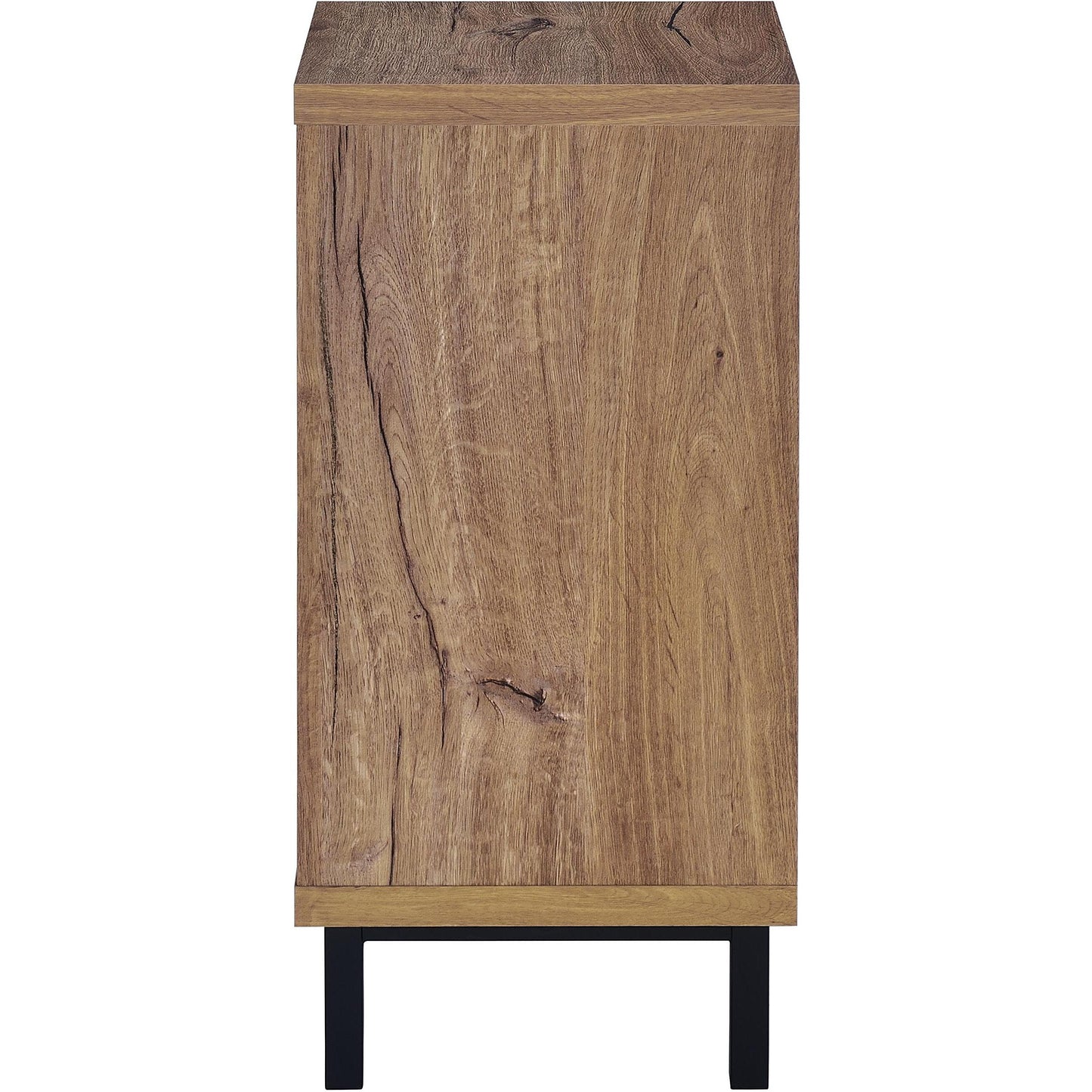Coaster Furniture Teller 910311 1-door Entryway Shoe Storage Bench - Natural Oak IMAGE 4