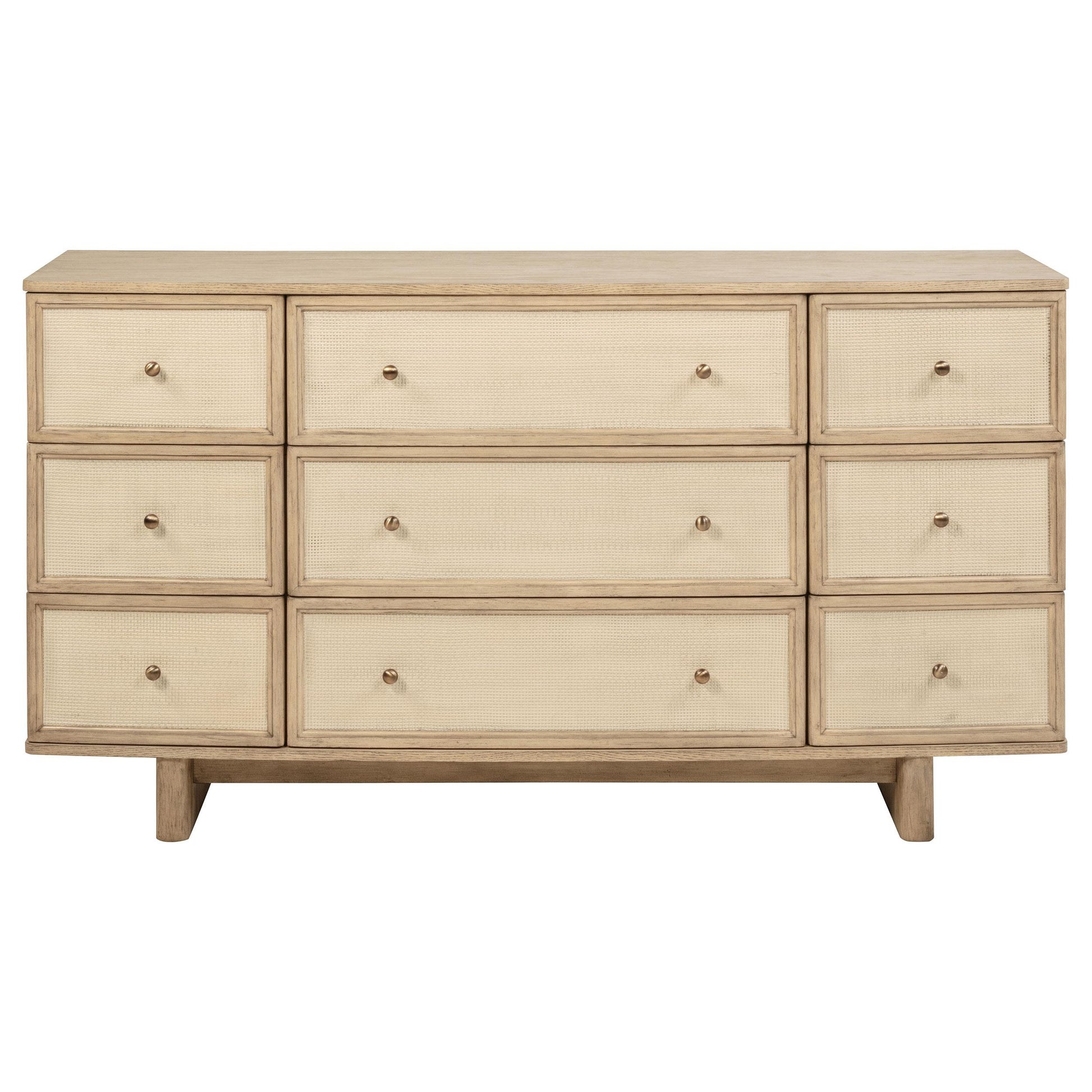  Coaster Furniture Kailani 225043 9-Drawer Dresser Cabinet - Beige Oak IMAGE 2