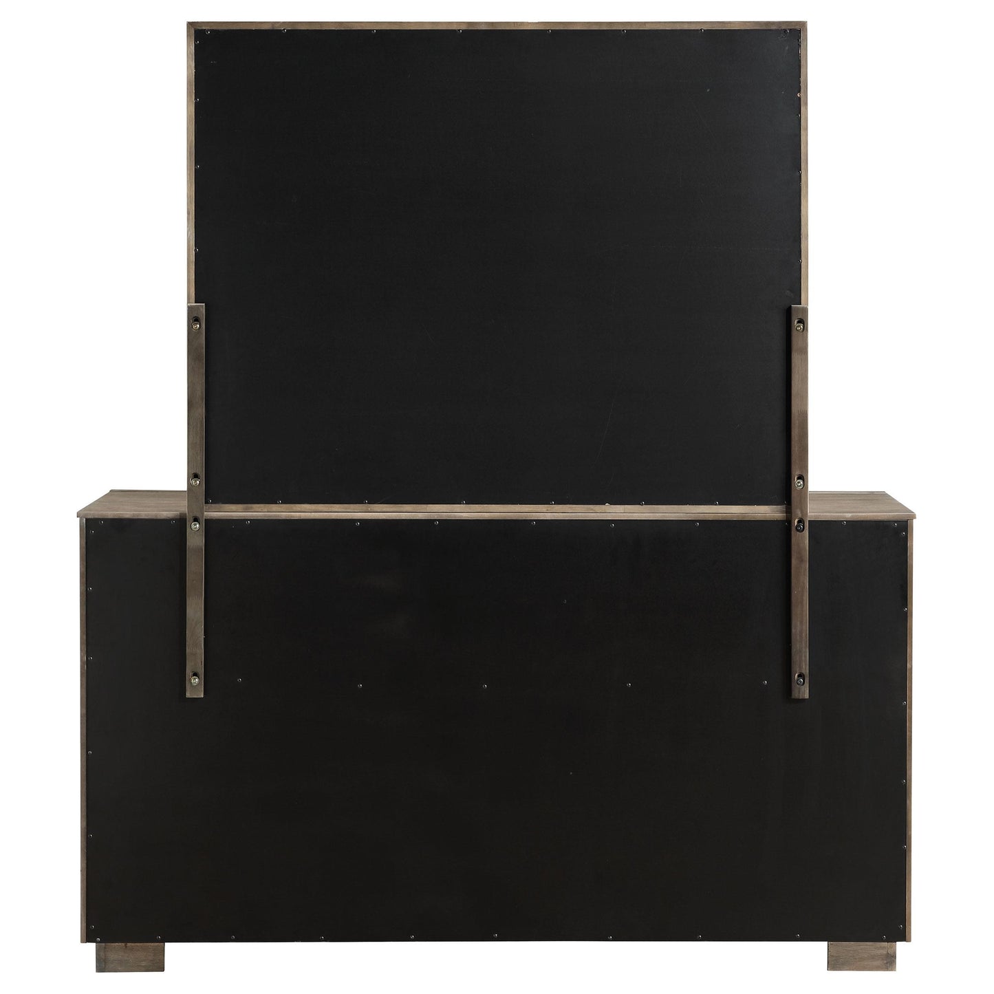 Coaster Furniture Durango 223273M 8-Drawer Dresser and Mirror - Taupe Oak IMAGE 6