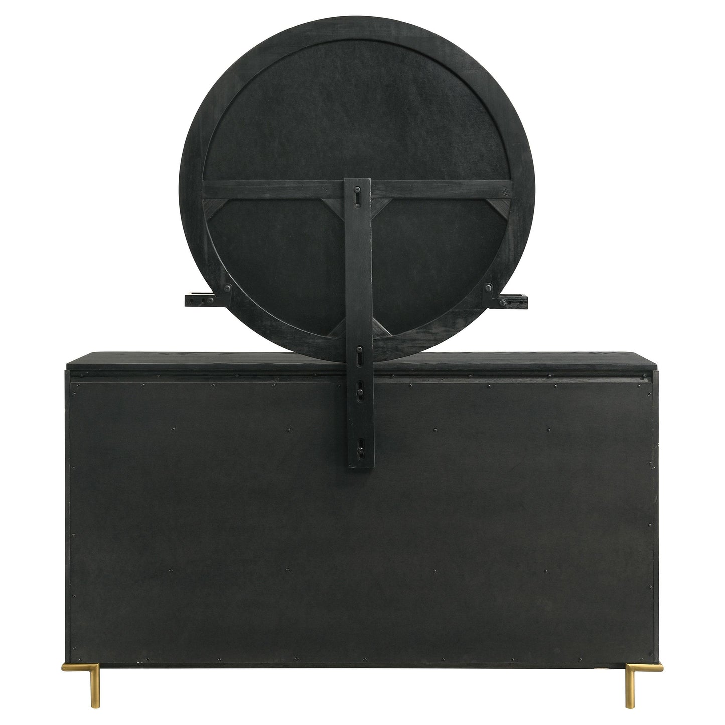  Coaster Furniture Arini 224333M 8-Drawer Dresser with Mirror - Black IMAGE 6