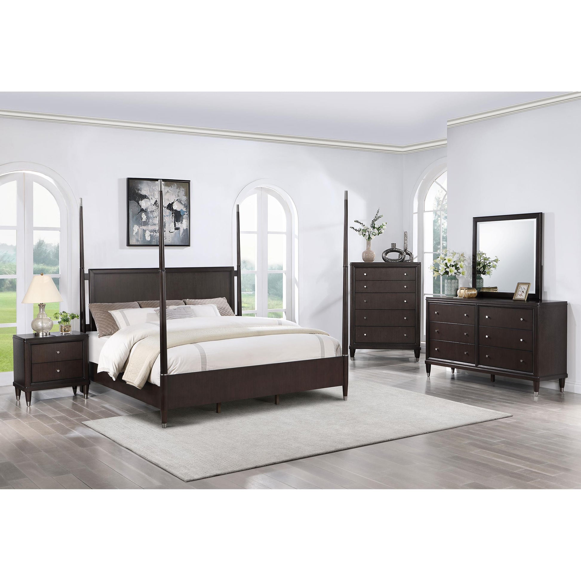 Coaster Furniture Emberlyn 223063M 6-Drawer Dresser with Mirror - Brown IMAGE 10