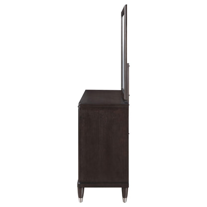 Coaster Furniture Emberlyn 223063M 6-Drawer Dresser with Mirror - Brown IMAGE 4