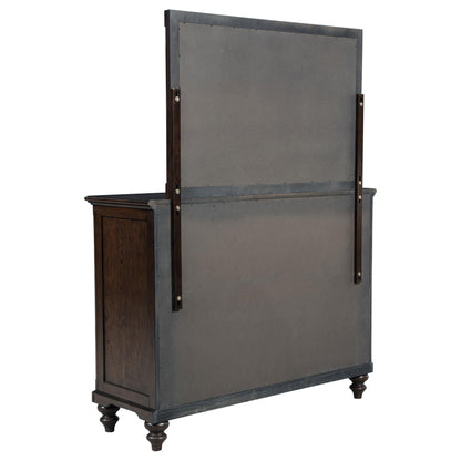 Coaster Furniture Andover 223633M 8-Drawer Dresser and Mirror - Dark Oak IMAGE 5