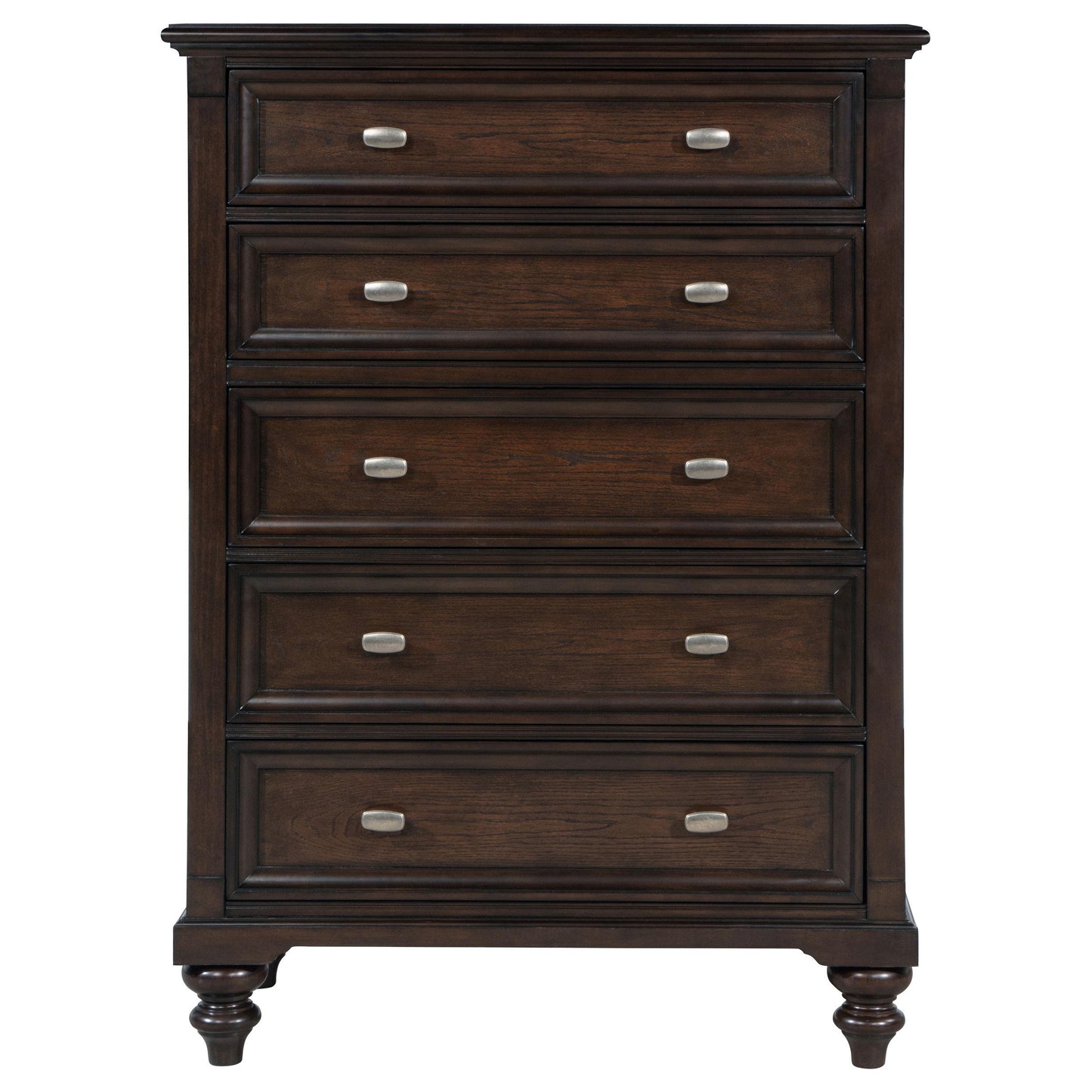 Coaster Furniture Andover 223635 5-Drawer Chest of Drawers - Dark Oak IMAGE 2