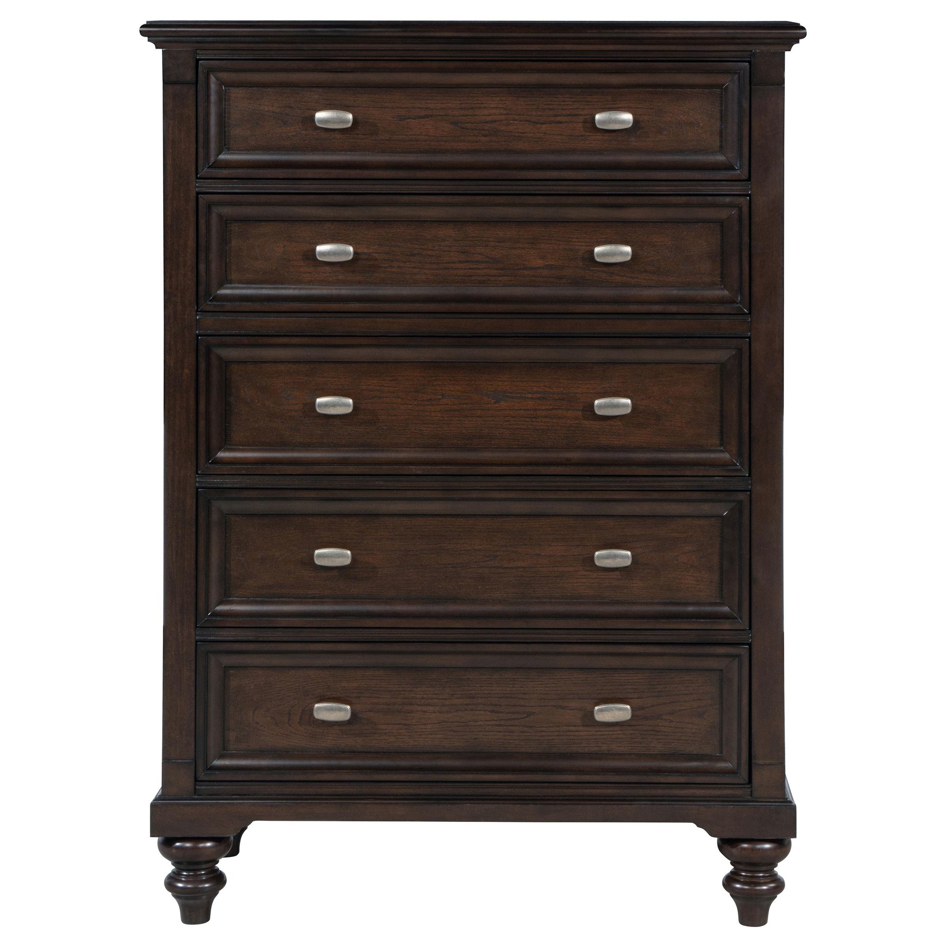 Coaster Furniture Andover 223635 5-Drawer Chest of Drawers - Dark Oak IMAGE 2