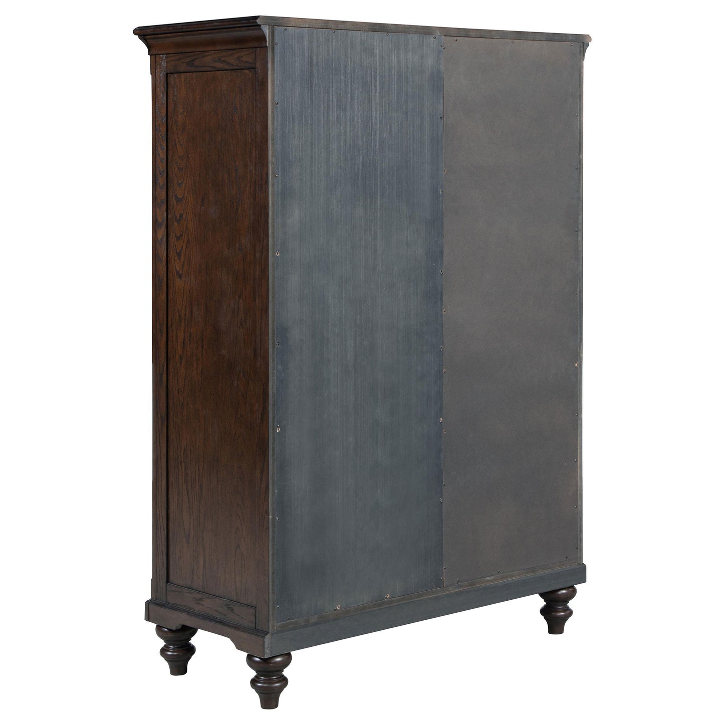 Coaster Furniture Andover 223637 6-Drawer Tempered Glass Door Chest - Dark Oak IMAGE 3
