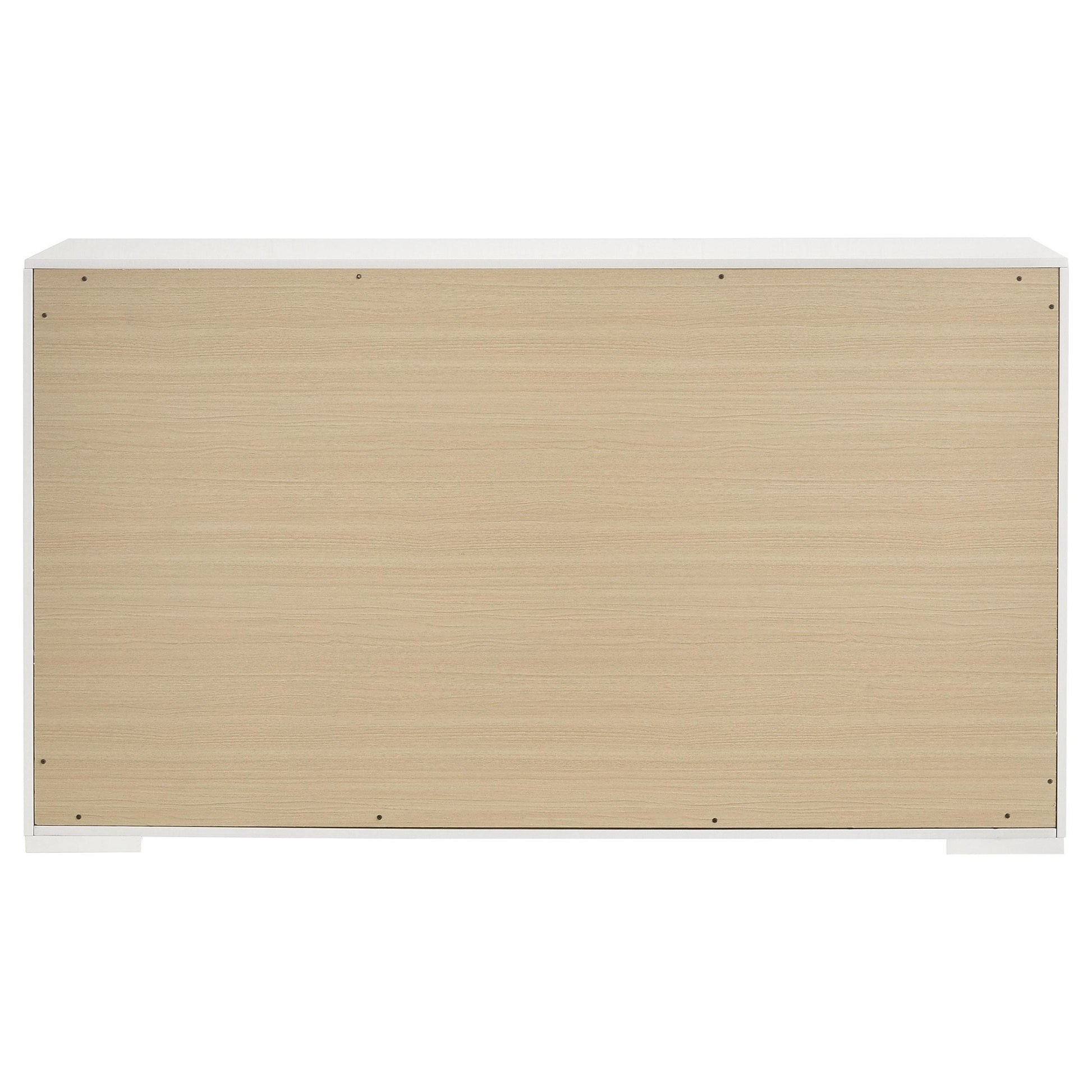 Coaster Furniture Ives 224943 6-Drawer Dresser Cabinet - White High Gloss IMAGE 6