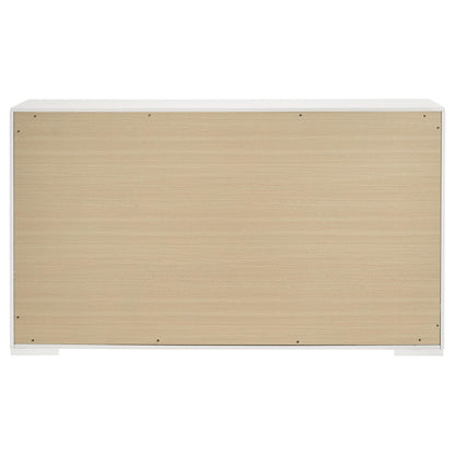 Coaster Furniture Ives 224943 6-Drawer Dresser Cabinet - White High Gloss IMAGE 6