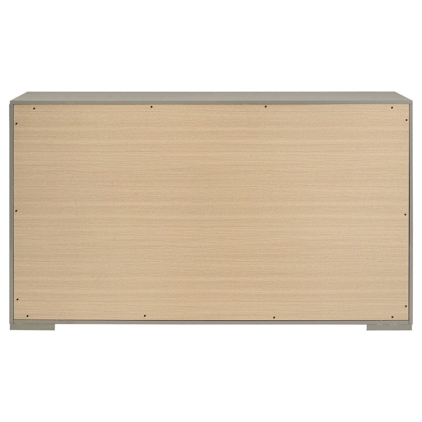 Coaster Furniture Ives 224973 6-Drawer Dresser Cabinet - Grey High Gloss IMAGE 6
