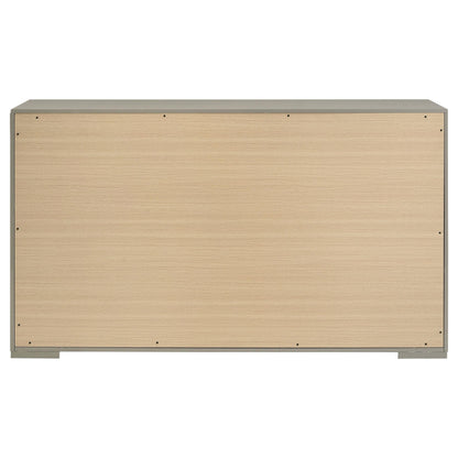 Coaster Furniture Ives 224973 6-Drawer Dresser Cabinet - Grey High Gloss IMAGE 6