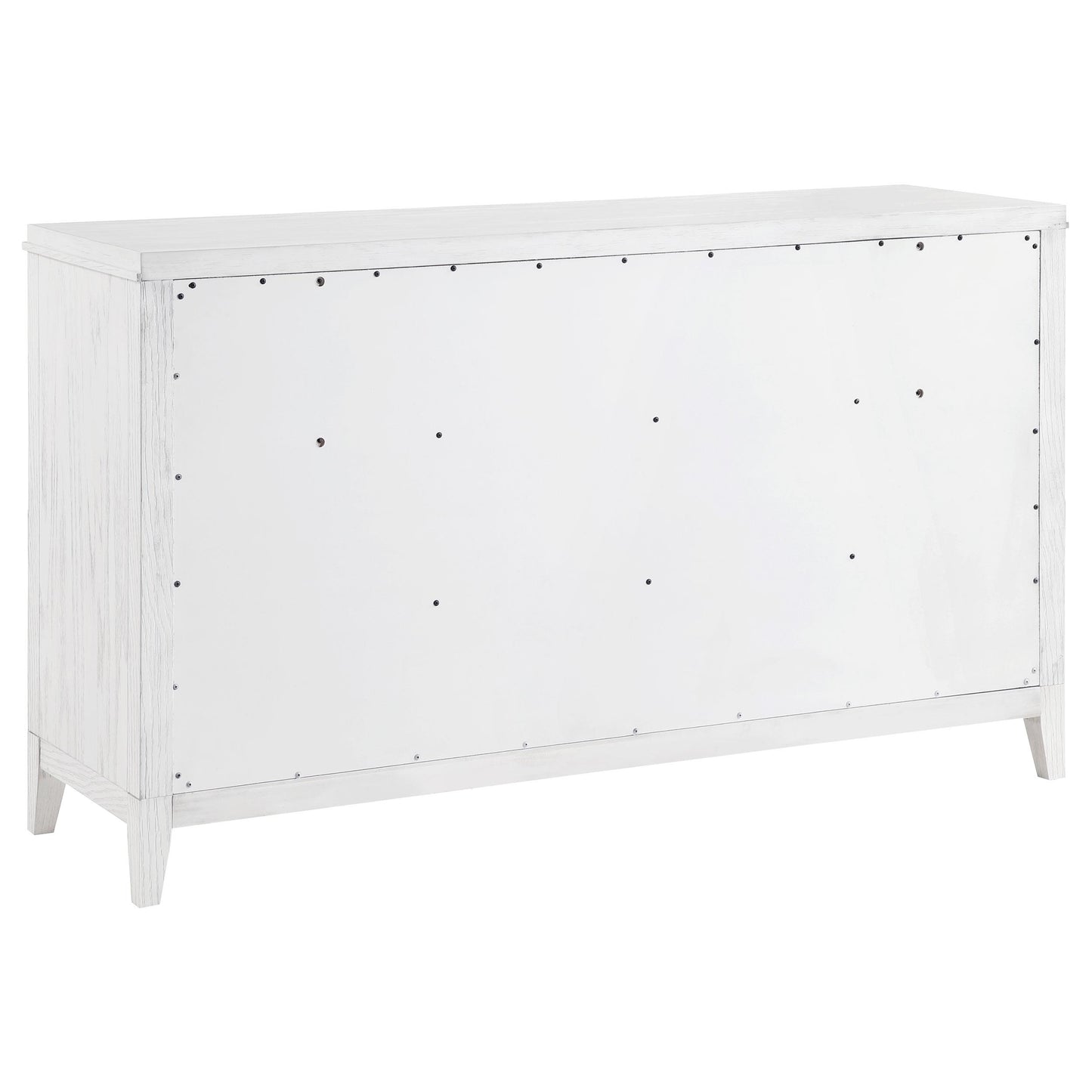 Coaster Furniture Marielle 224843 6-Drawer Bedroom Dresser - Distressed White IMAGE 5