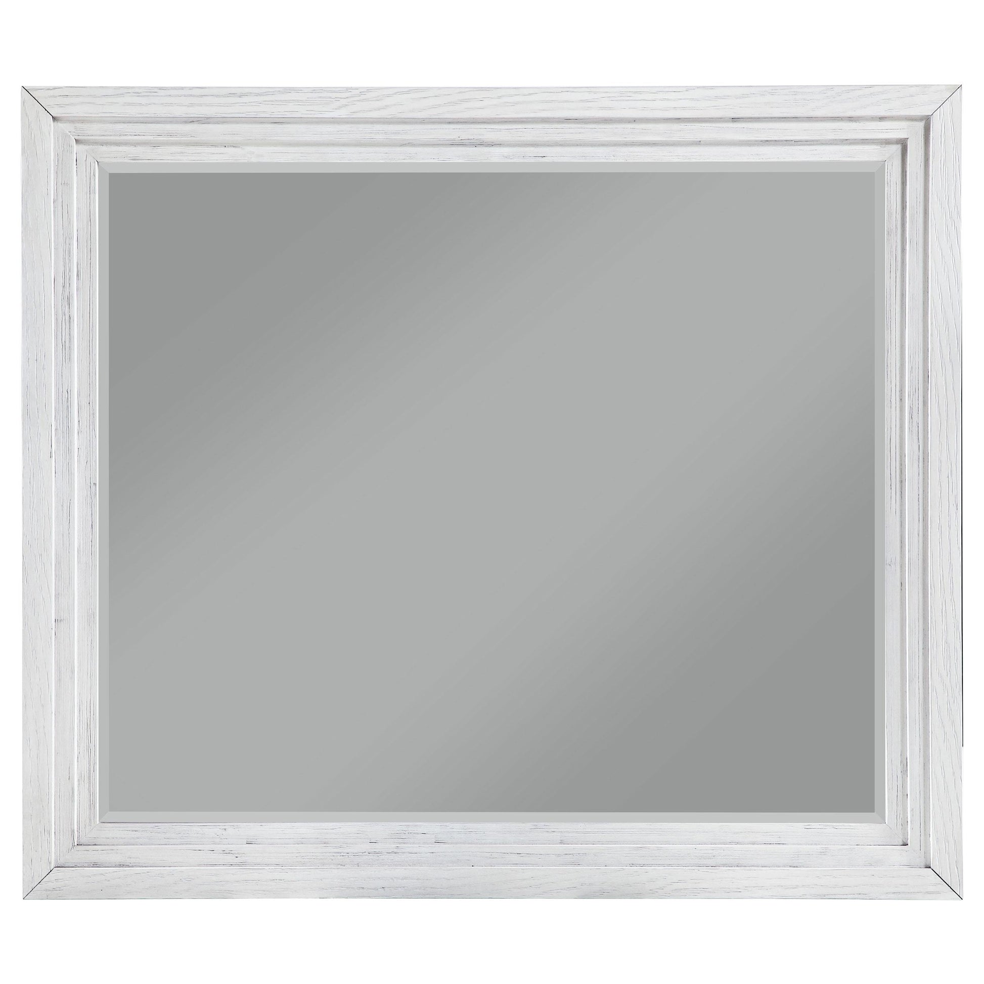Coaster Furniture Marielle 224844 Dresser Mirror - Distressed White IMAGE 2