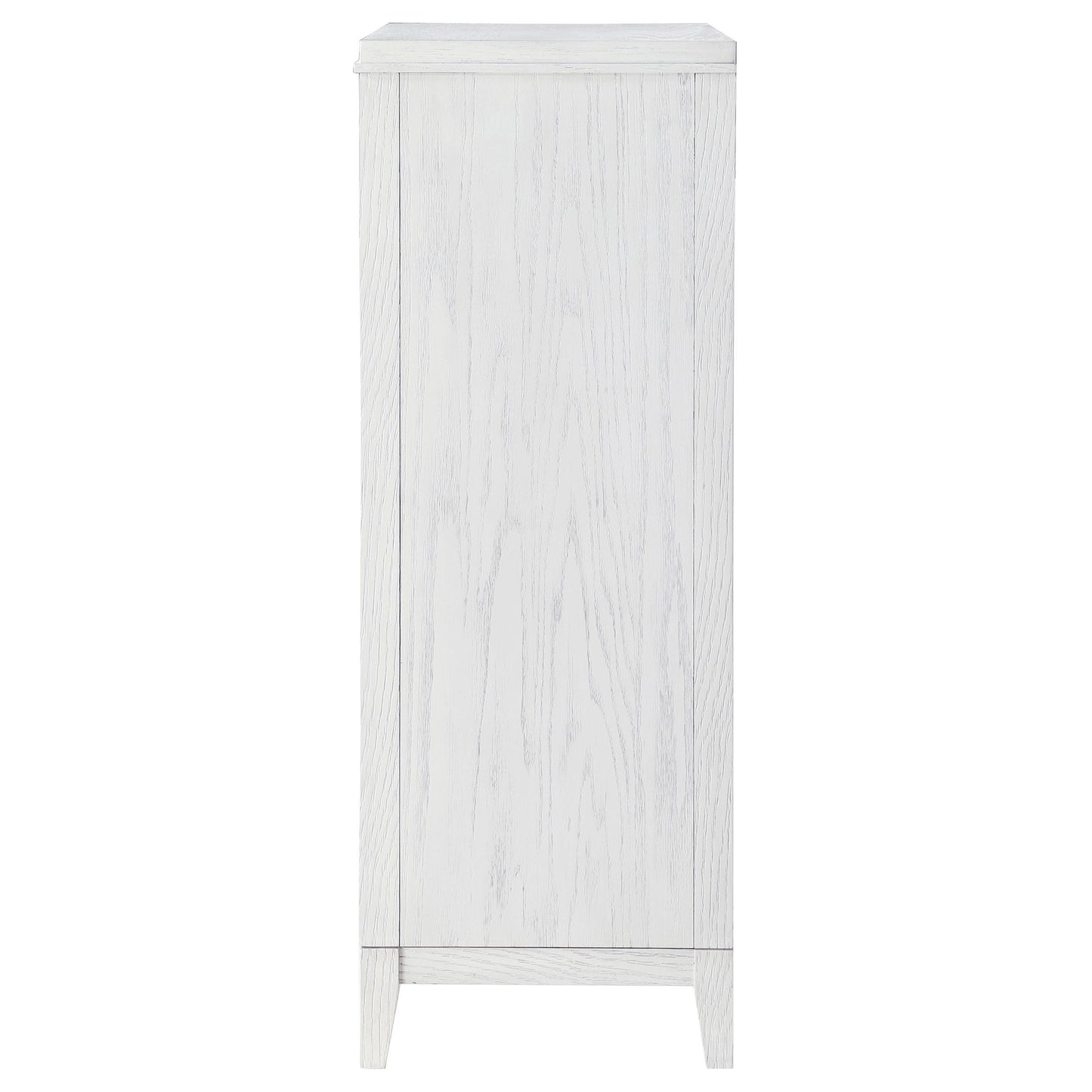 Coaster Furniture Marielle 224845 5-Drawer Bedroom Chest - Distressed White IMAGE 4