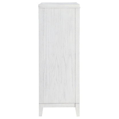 Coaster Furniture Marielle 224845 5-Drawer Bedroom Chest - Distressed White IMAGE 8