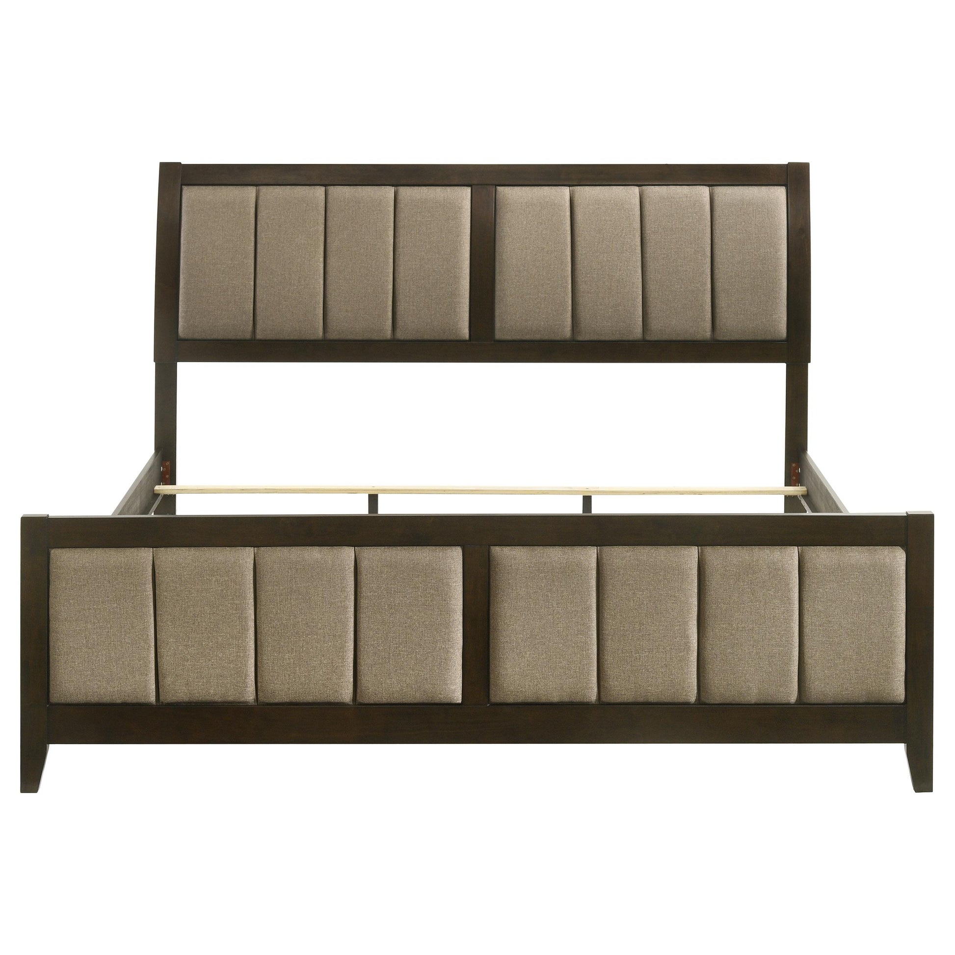 Coaster Furniture Wilkes 224421KE 51-inch Upholstered Eastern King Bed - Dark Cocoa IMAGE 3
