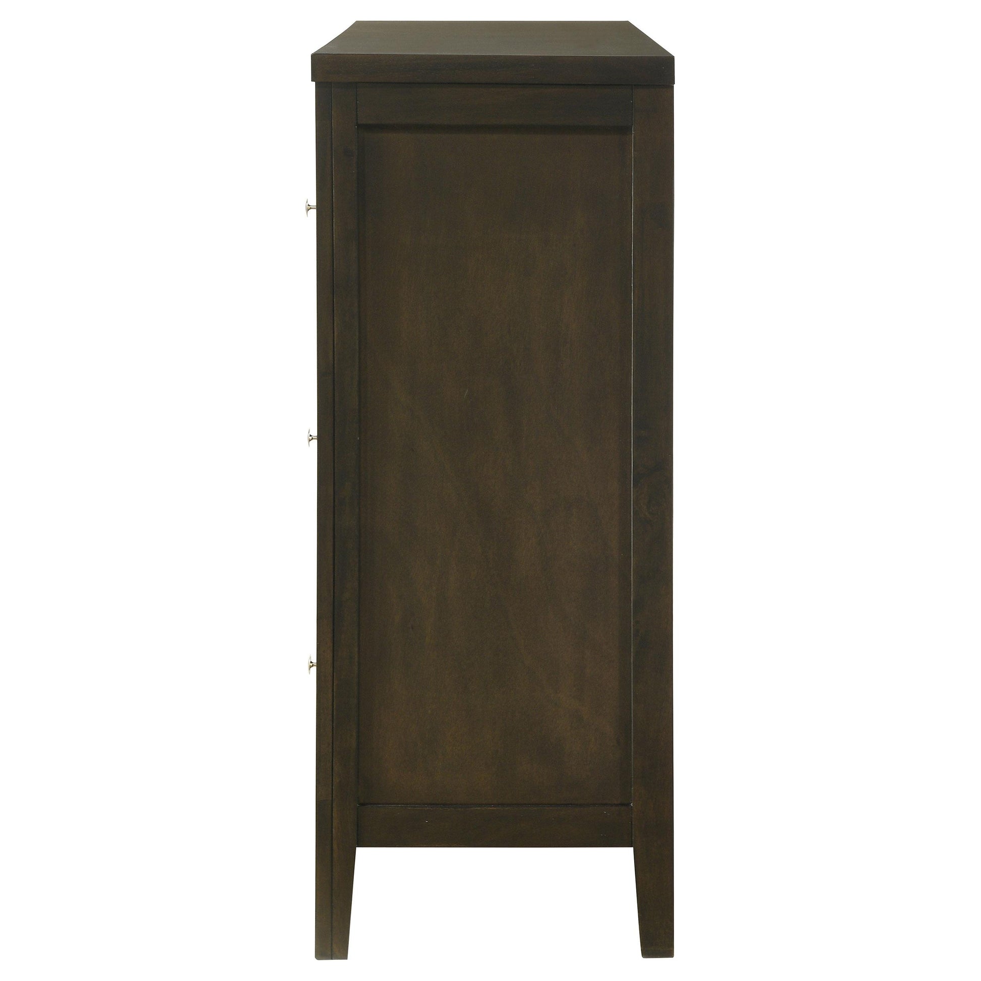 Coaster Furniture Wilkes 224423 6-Drawer Dresser Cabinet - Dark Cocoa IMAGE 4
