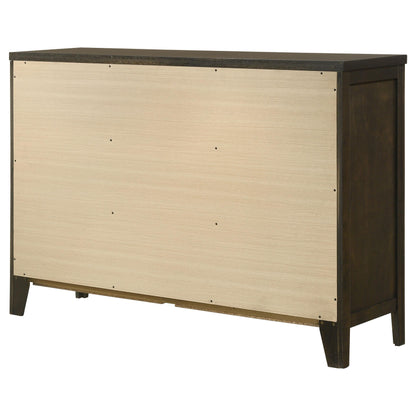 Coaster Furniture Wilkes 224423 6-Drawer Dresser Cabinet - Dark Cocoa IMAGE 7