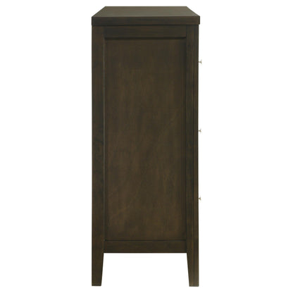 Coaster Furniture Wilkes 224423 6-Drawer Dresser Cabinet - Dark Cocoa IMAGE 8
