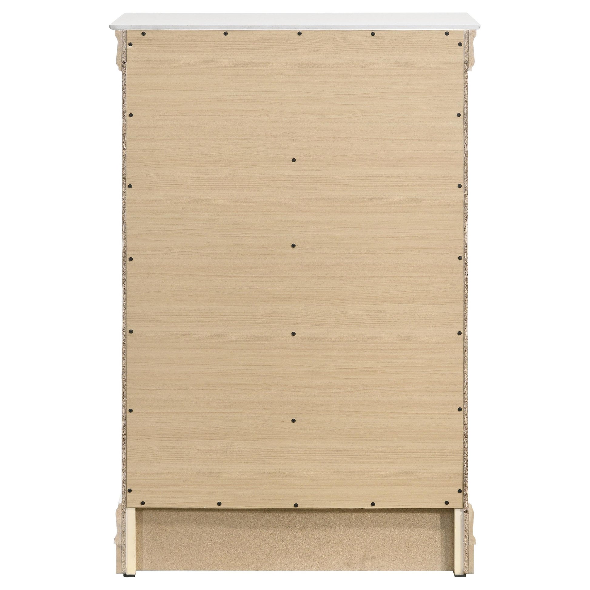  Coaster Furniture Louis Philippe 202445 5-Drawer Bedroom Chest - White IMAGE 6