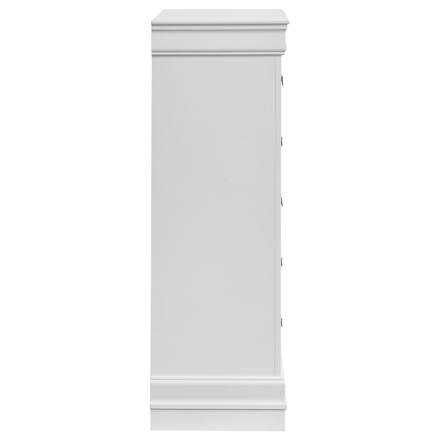  Coaster Furniture Louis Philippe 202445 5-Drawer Bedroom Chest - White IMAGE 8