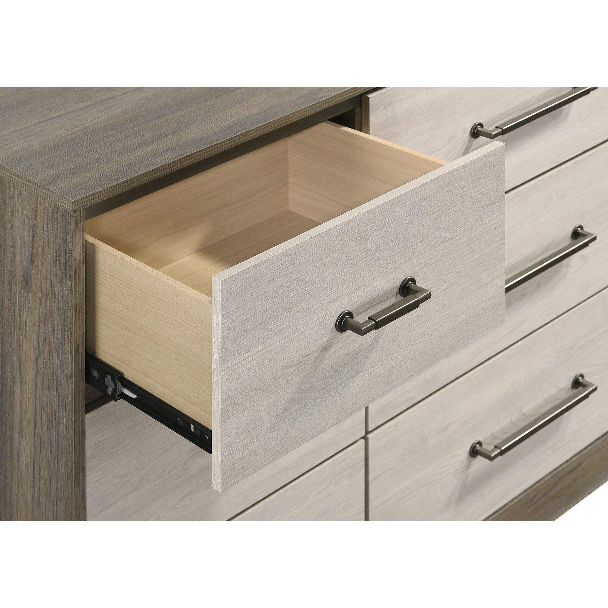  Coaster Furniture Fenwick 224983M 9-Drawer Dresser with Mirror - Grey Oak IMAGE 11