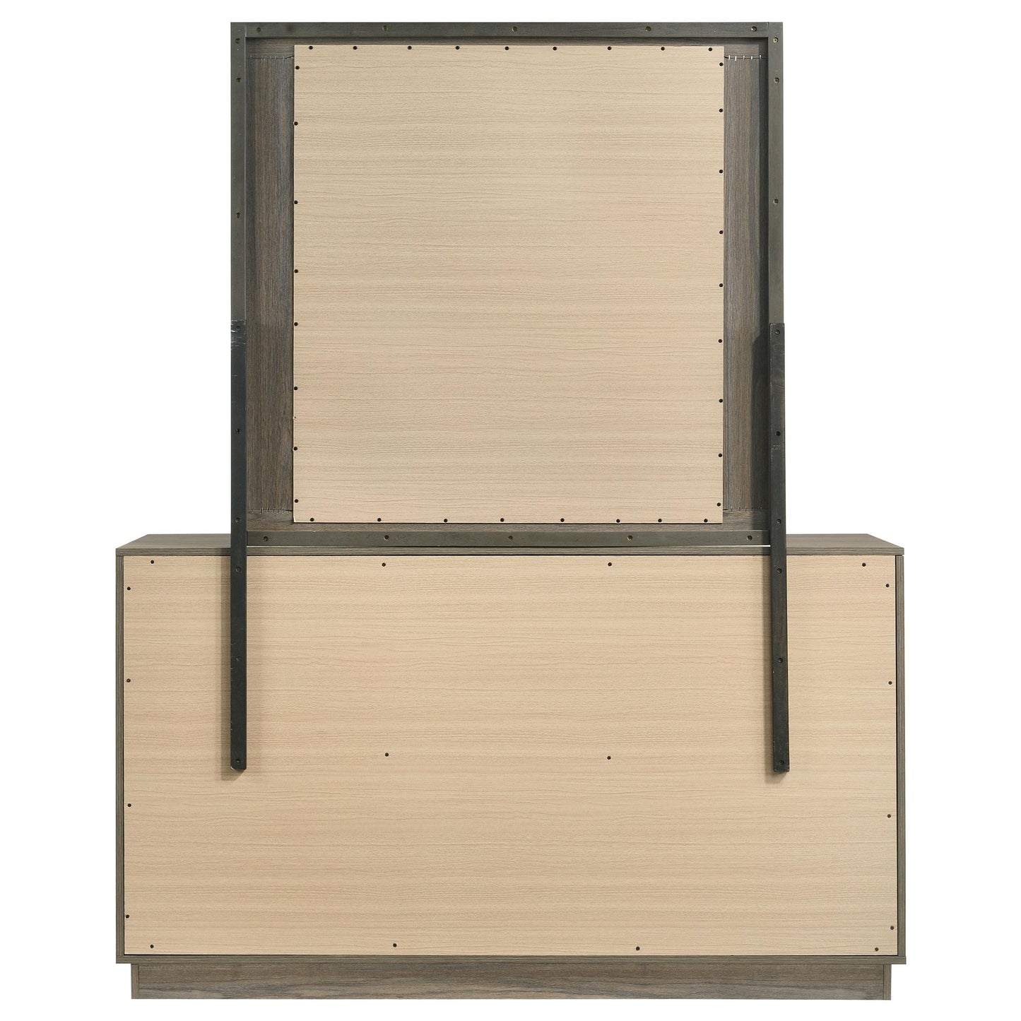  Coaster Furniture Fenwick 224983M 9-Drawer Dresser with Mirror - Grey Oak IMAGE 6