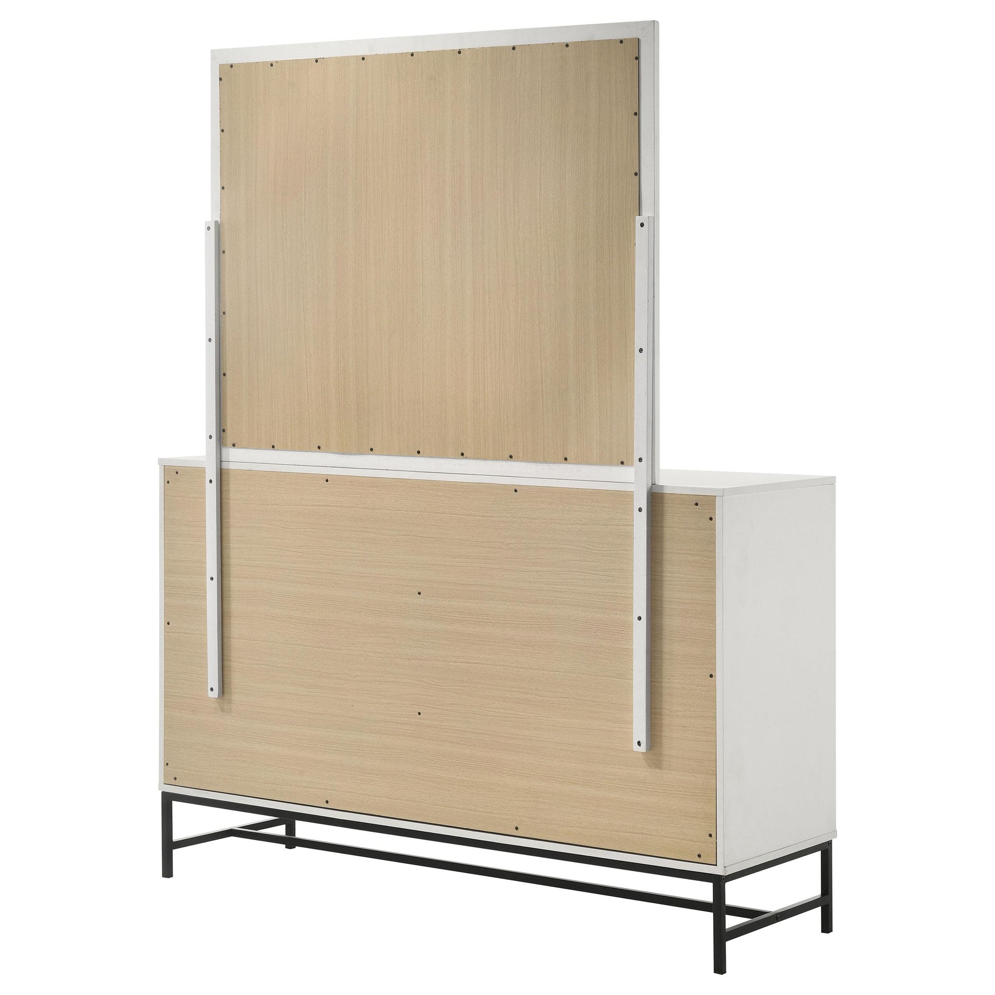 Coaster Furniture Sonora 224863M 6-Drawer Dresser with Mirror - White IMAGE 7
