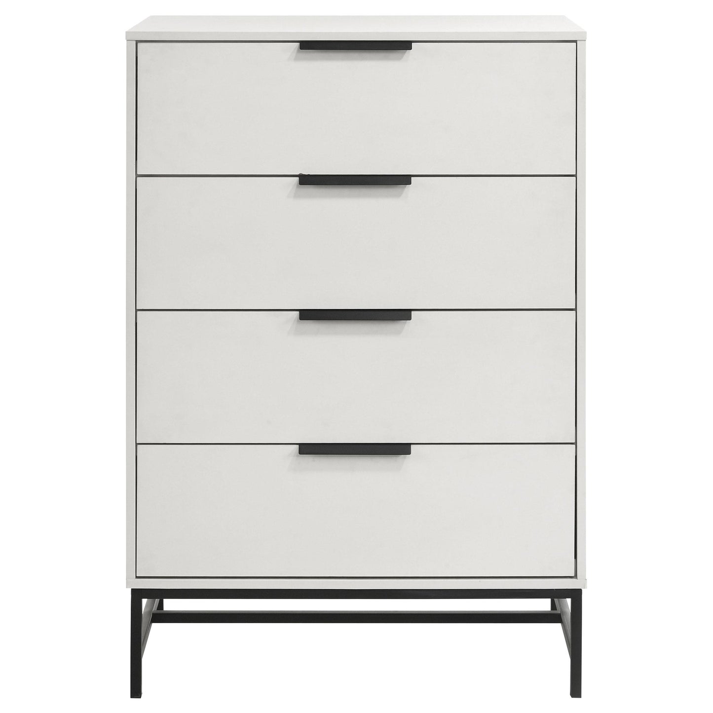  Coaster Furniture Sonora 224865 4-Drawer Bedroom Chest - White IMAGE 2