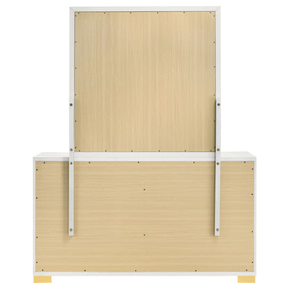  Coaster Furniture Marceline 222933M 6-Drawer Dresser with Mirror - White IMAGE 6