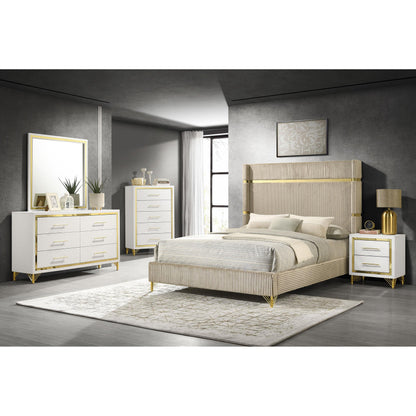 Coaster Furniture Lucia 224733M 6-Drawer Dresser with Mirror - White IMAGE 10
