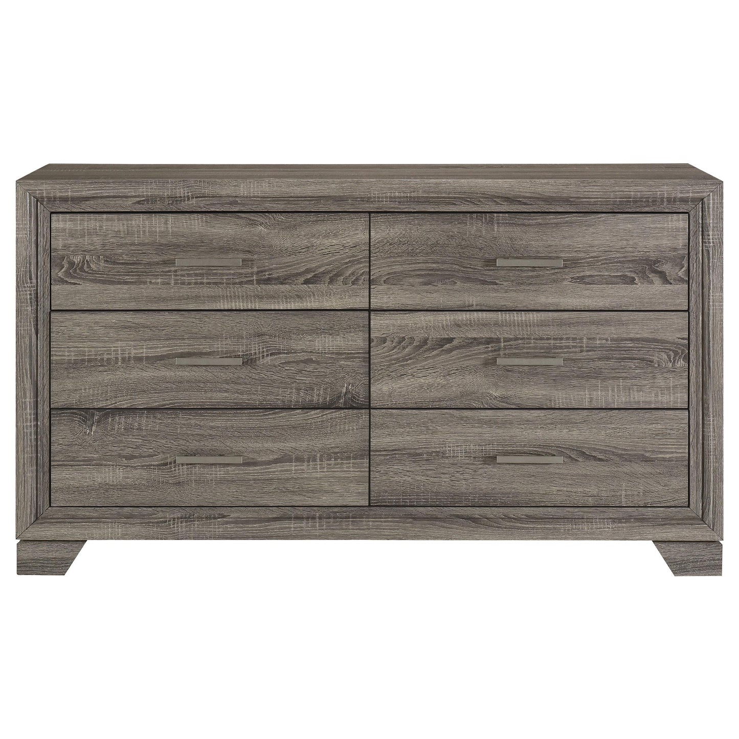 Coaster Furniture Wright 223343 6-Drawer Dresser Cabinet - Brown Oak IMAGE 2