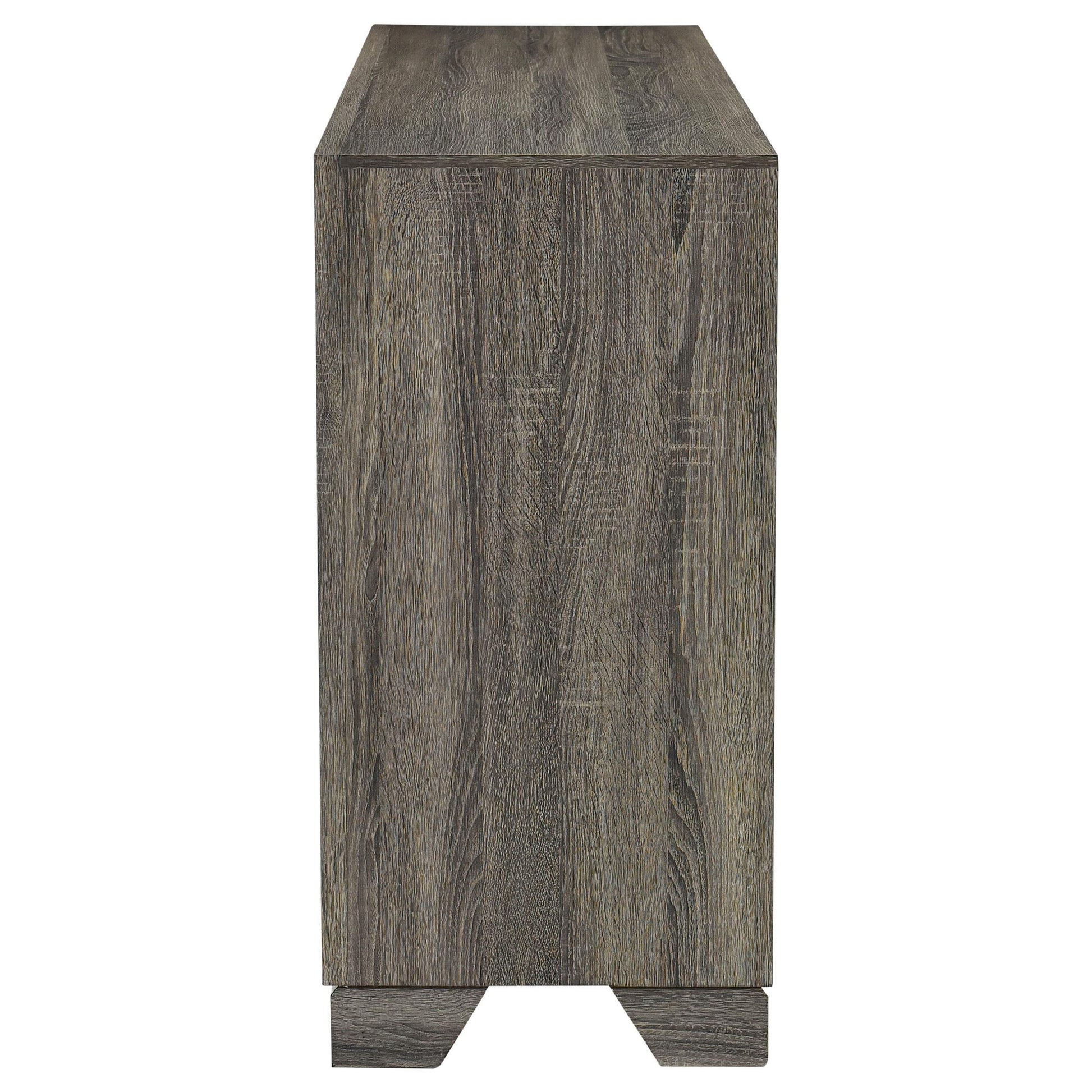 Coaster Furniture Wright 223343 6-Drawer Dresser Cabinet - Brown Oak IMAGE 4