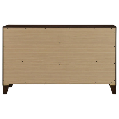 Coaster Furniture Welsley 223443 6-Drawer Dresser Cabinet - Walnut IMAGE 5