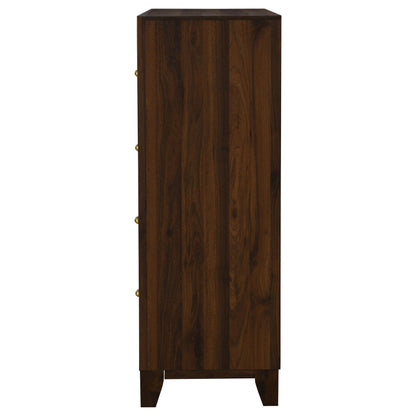 Coaster Furniture Welsley 223445 4-Drawer Chest of Drawers - Walnut IMAGE 3