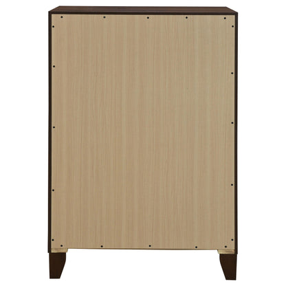 Coaster Furniture Welsley 223445 4-Drawer Chest of Drawers - Walnut IMAGE 5