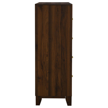Coaster Furniture Welsley 223445 4-Drawer Chest of Drawers - Walnut IMAGE 7