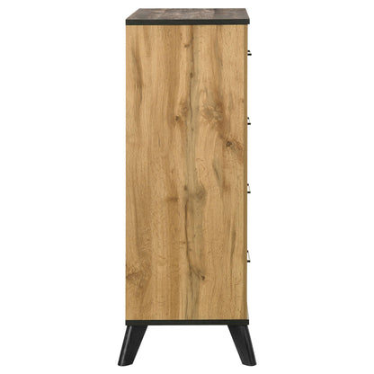  Coaster Furniture Kaywood 225005 4-Drawer Bedroom Chest of Drawers - Natural Pine IMAGE 8