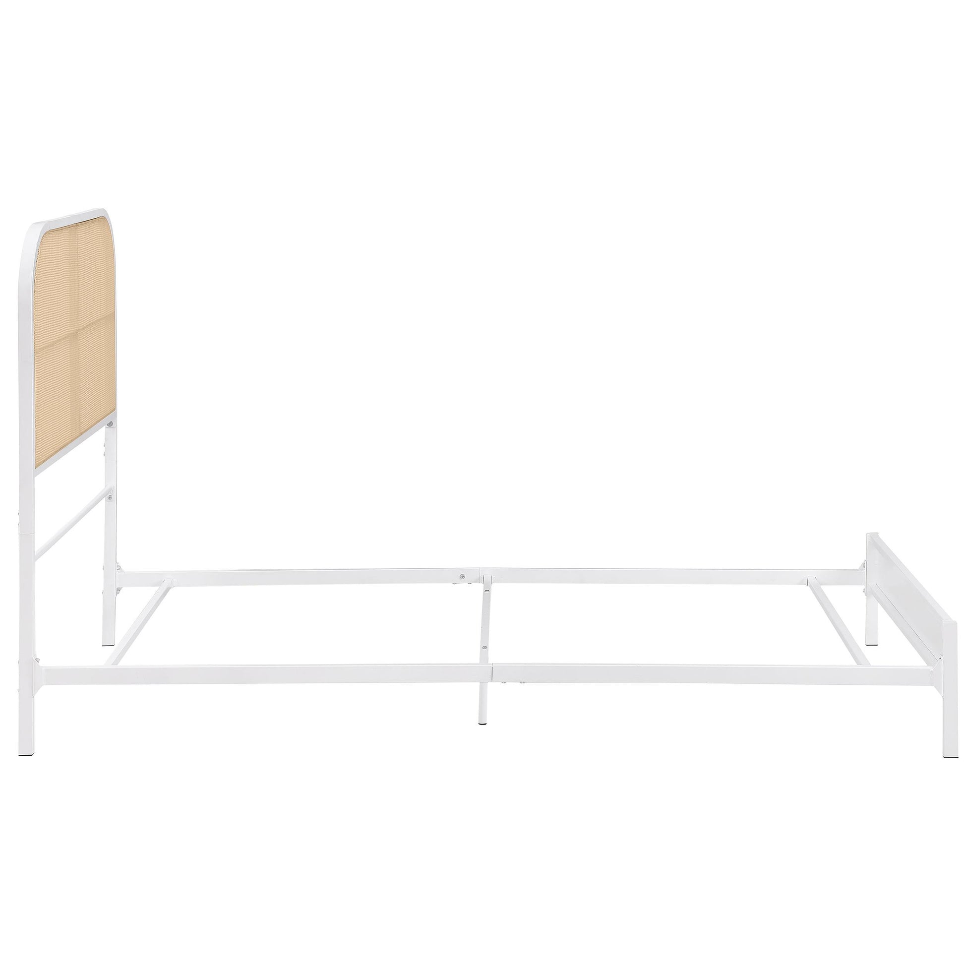 Coaster Furniture Amherst 360301T Radio Weave Rattan Metal Twin Bed - White IMAGE 7
