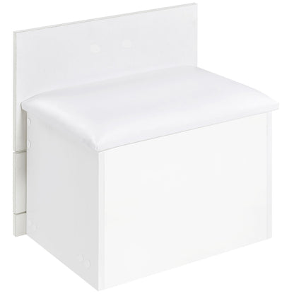Coaster Furniture Danbury 930208 3-Drawer Makeup Vanity & Stool - Set White High Gloss IMAGE 10