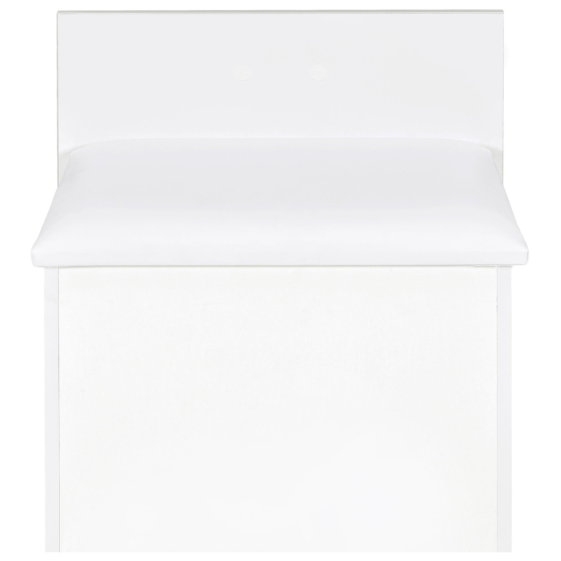 Coaster Furniture Danbury 930208 3-Drawer Makeup Vanity & Stool - Set White High Gloss IMAGE 11