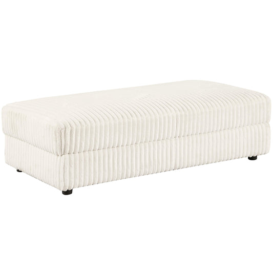  Coaster Furniture Emberson 508855 Upholstered Rectangular Storage Ottoman - Ivory IMAGE 1