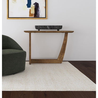  Coaster Furniture Fletcher 930030 Oval Solid Mango Wood Entryway Console Table - Brown IMAGE 9