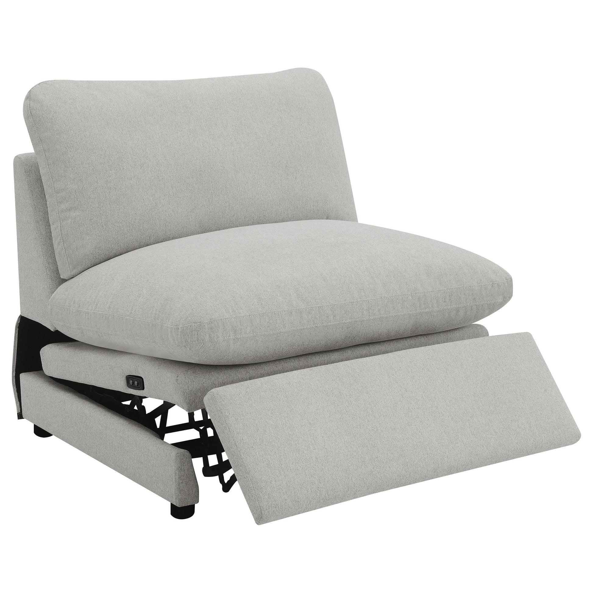 Coaster Furniture Collins 609560P 5 pc Modular Power Reclining Sectional - Grey IMAGE 5