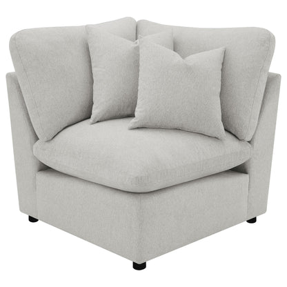 Coaster Furniture Collins 609560P 5 pc Modular Power Reclining Sectional - Grey IMAGE 6