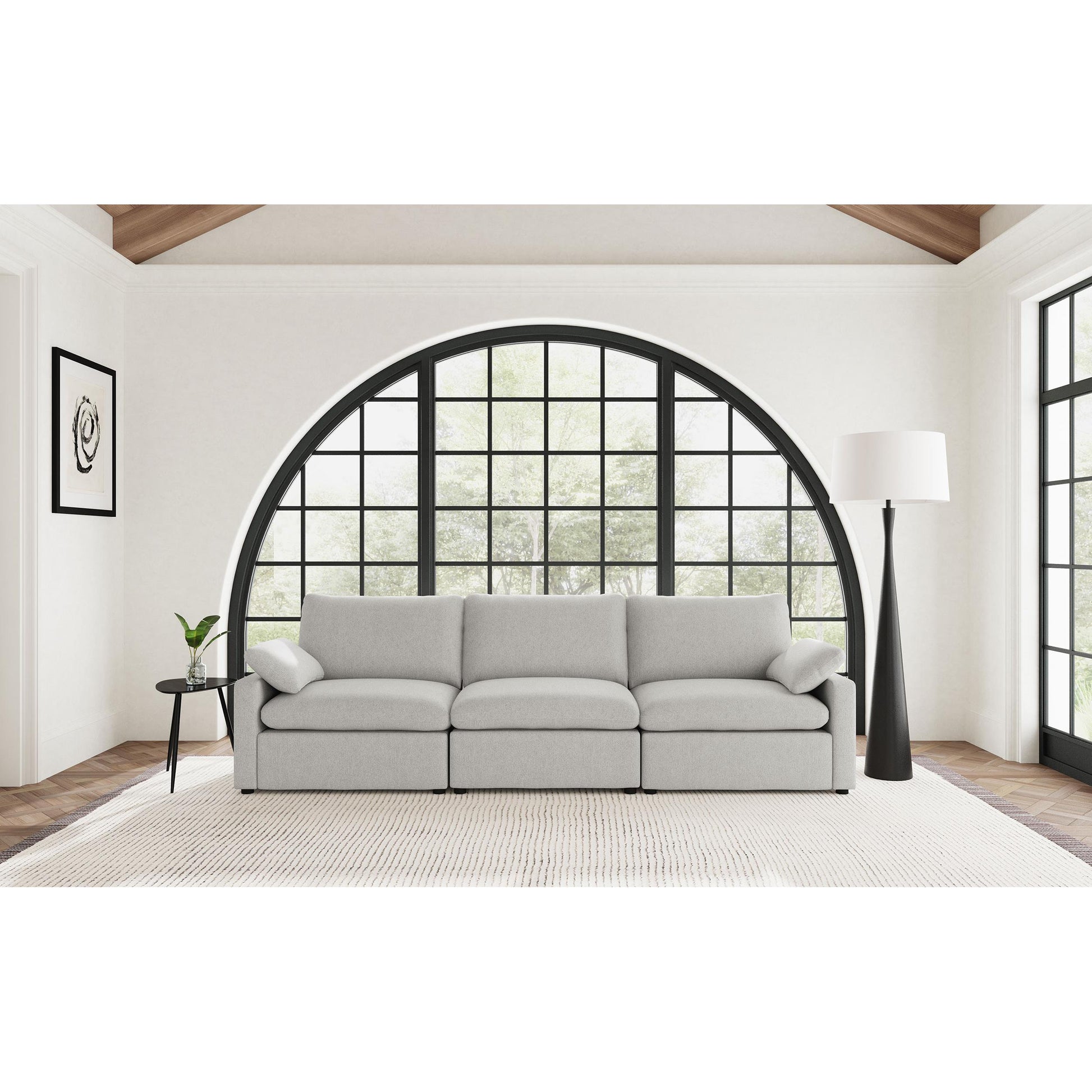Coaster Furniture Collins 609561P Modular Power Sofa - Grey IMAGE 8