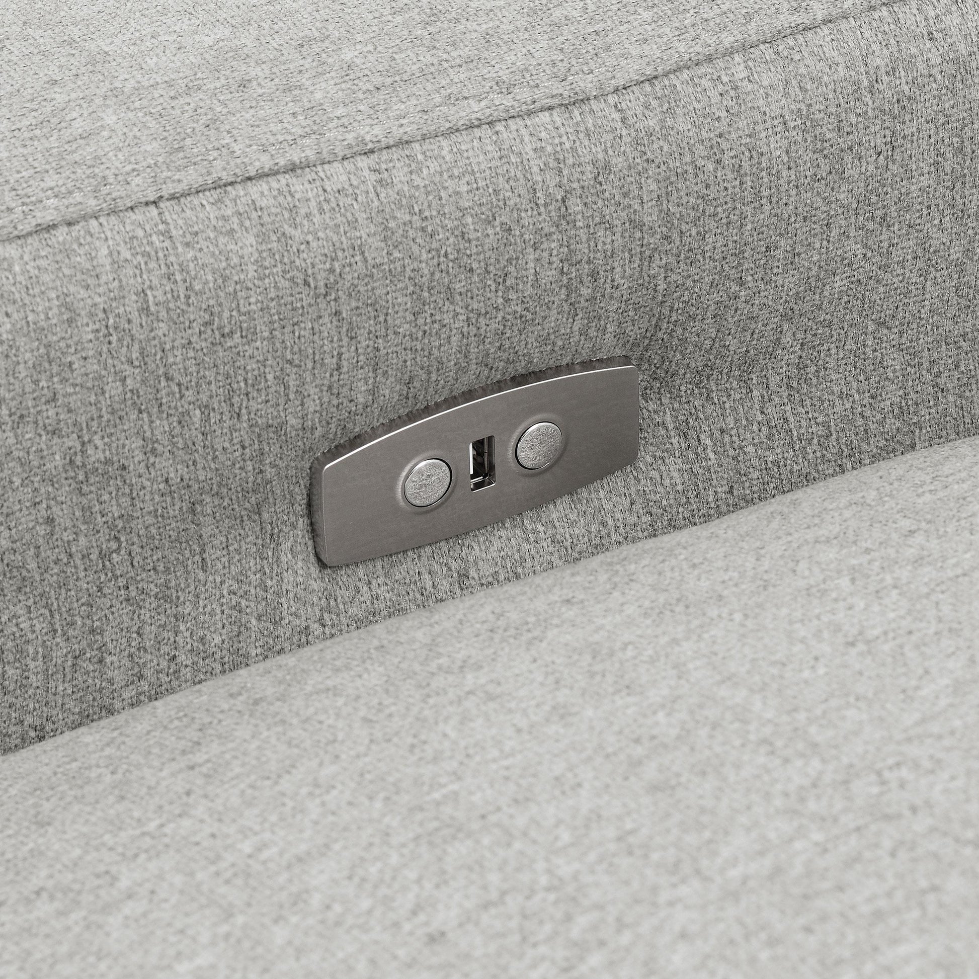 Coaster Furniture Collins 609562P Modular Power Loveseat - Grey IMAGE 11